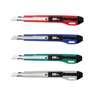 【SDI 手牌】0404C 小美工刀 附2片刀片 隨機顏色出貨(學生 文具 剪紙 美勞 手作 DIY 辦公)