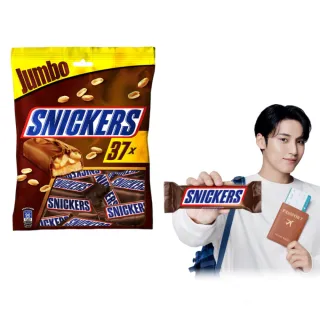 【Snickers 士力架】花生巧克力 樂享包18g*37入*3包 任選(零食/點心)