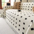 【BonBon naturel】美式格調家具/沙發防塵蓋布-三人座 180*300cm(一片式鋪蓋 打理方便可機洗)