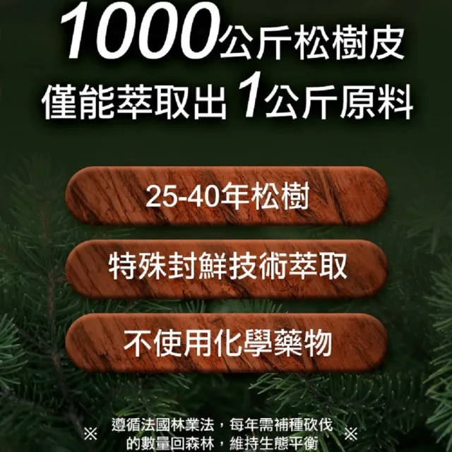 【ALLRE 歐瑞生醫】法國松樹皮時光膠囊 1入組(30粒/袋/促進膠原蛋白形成/抗氧化)
