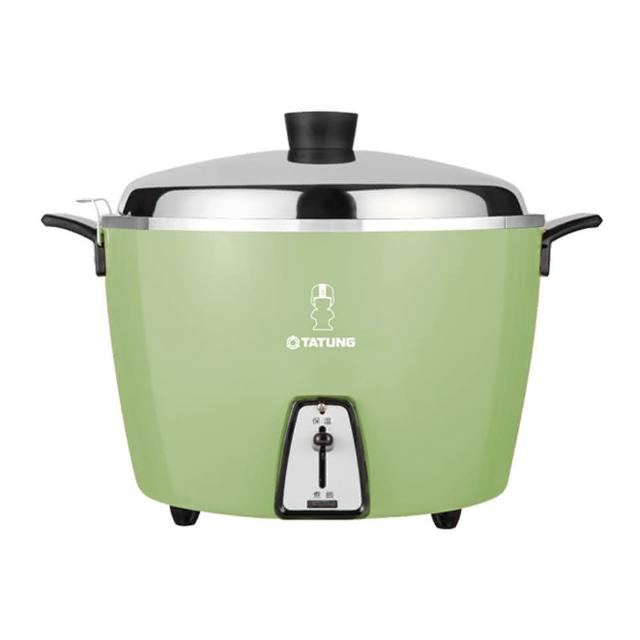 【TATUNG 大同】15人份 不鏽鋼內鍋 電鍋/全配-綠色(TAC-15L-DGU)