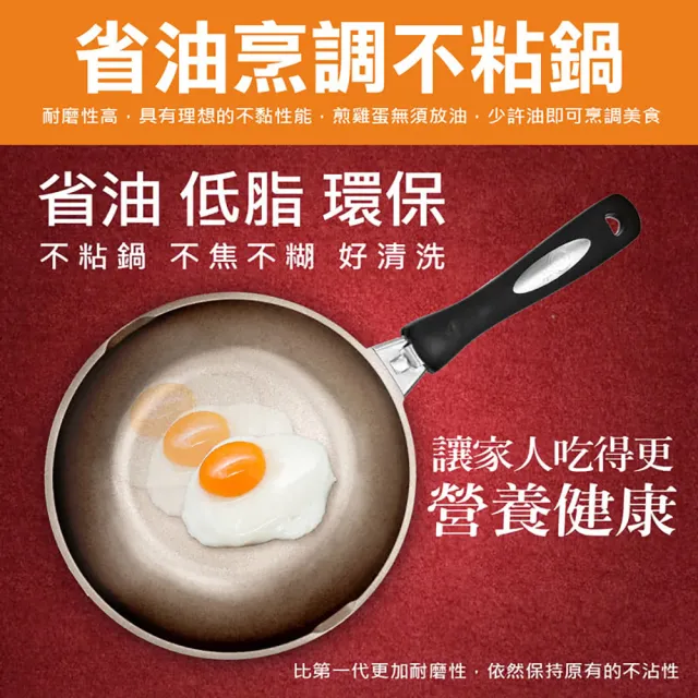 【日本Peacetar 必仕達】澳洲原礦手工鑄造輕食三代深不沾鍋/平底鍋28cm