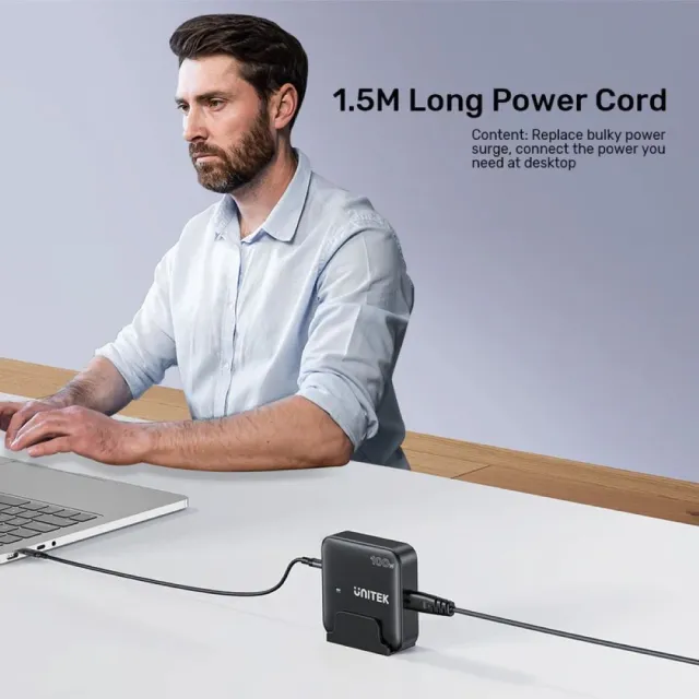 【UNITEK 】P1229A  PD100W 桌上型氮化鎵充電站(PD100W快速充電/2年保固)