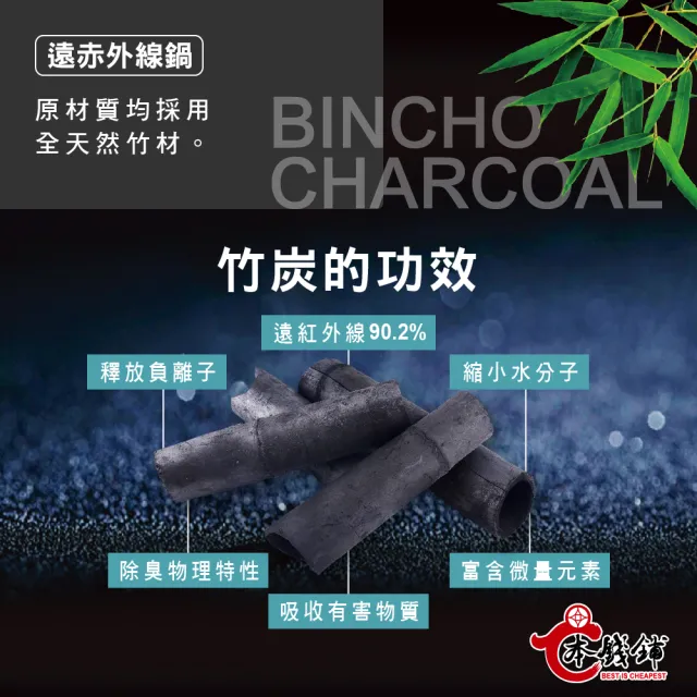 【本錢鋪】婦樂透 遠紅外線全炭百歲鍋-超值三件組E （2L 竹炭壺 + 22cm 隨意鍋 + 520ml 百歲杯）