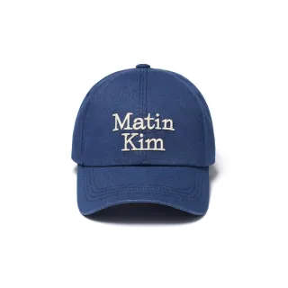 【MATIN KIM】MATIN粗體LOGO刺繡棒球帽(海軍藍)
