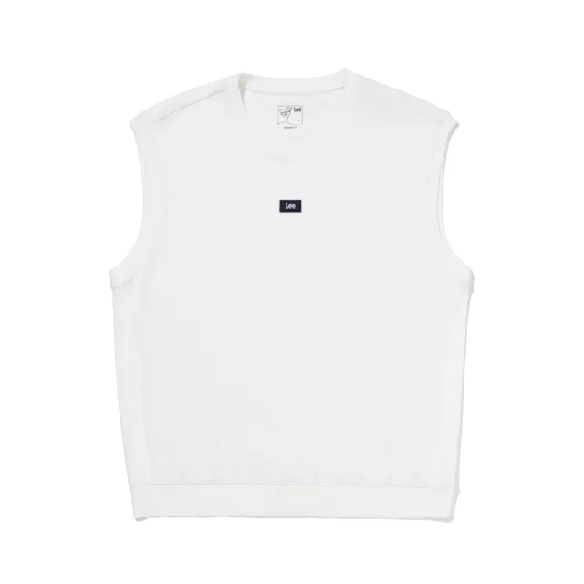 【Lee】男女同款 無袖T恤 / 織標小LOGO 休閒背心 共2色 男女共版(LB516002K11 / LB516002K15)