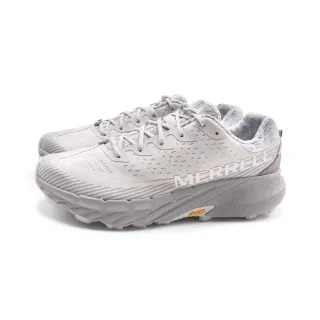【MERRELL】男 AGILITY PEAK 5 輕量戶外越野慢跑運動鞋 男鞋(雨雲灰色)