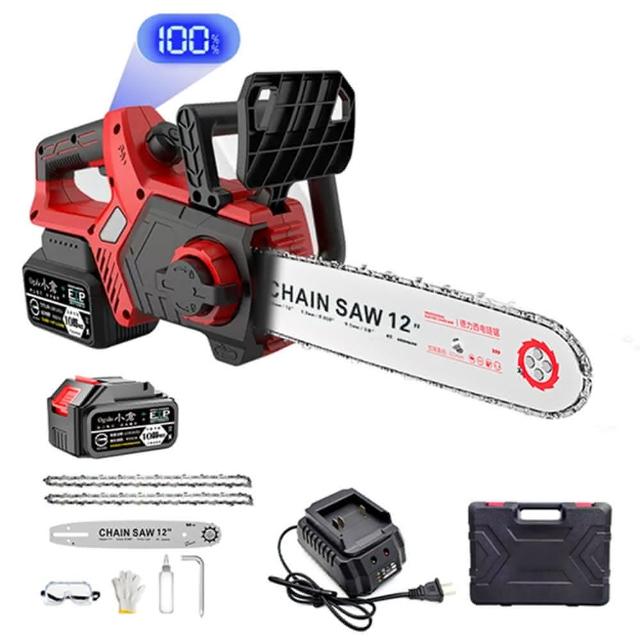 【Ogula 小倉】鏈鋸機 可鋸60公分 4280W大功率 12寸無刷鏈鋸（十節一電）2鏈條(電鏈鋸/伐木鋸/電鋸)