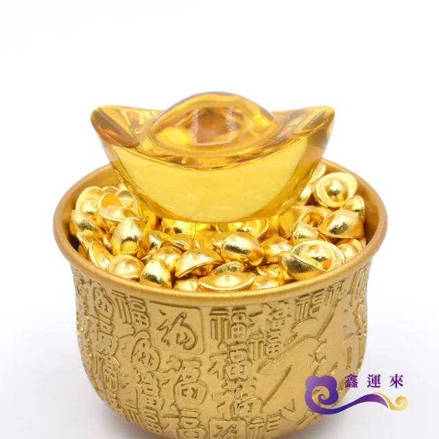 【鑫運來】◎百福聚寶盆擺件