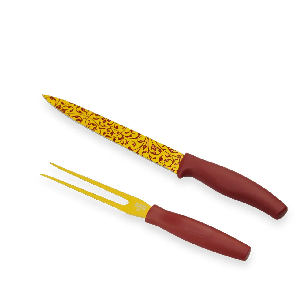 【瑞康屋Kuhn Rikon】切肉用餐刀 叉組21cm(廚房必備實用好物)