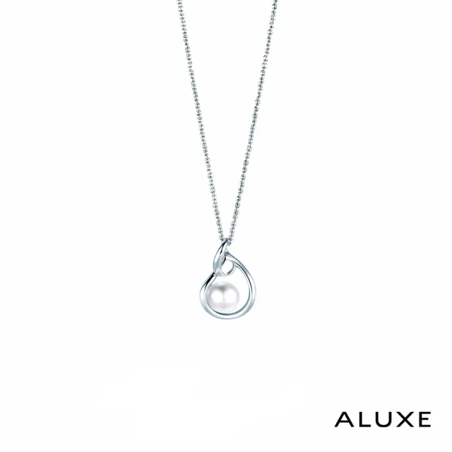 【ALUXE亞立詩】18K金 天然淡水珍珠 珍珠項鍊 雨露之珠 NN0800