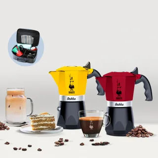 【Bialetti 比亞樂堤】極厚鑽石加壓摩卡壺BRIKKA-4杯份-公司貨(crema醇香/免插電咖啡機/原廠保固2年)