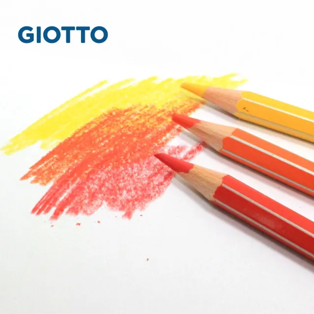 【GIOTTO】STILNOVO 水溶性色鉛筆-24色鐵盒|水性色鉛筆 六角色鉛筆 不易斷芯