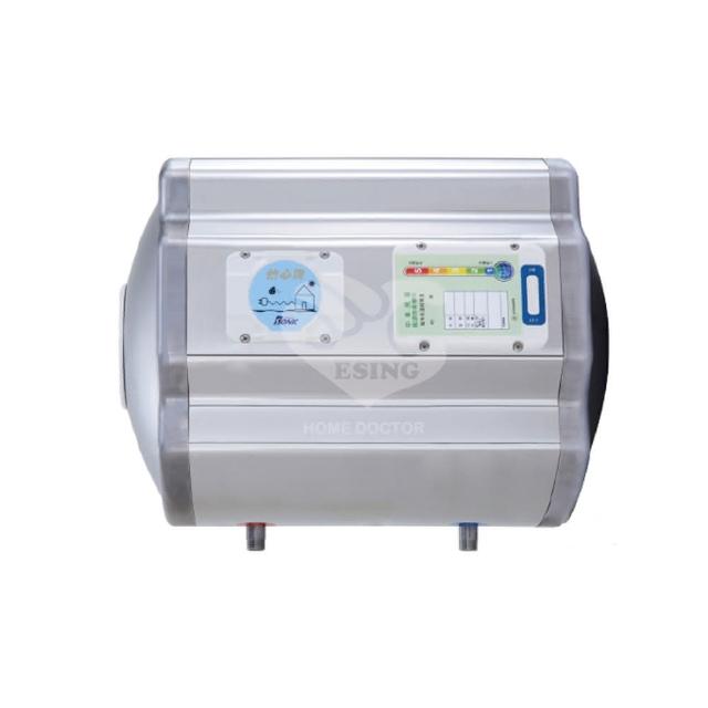 怡心牌 ES-626TH 電熱水器，臺灣原廠生產，電能式排氣設計，採用機械控溫與電熱管加熱技術，提供穩定熱水輸出。尺寸深39cm x 寬50cm x 高38cm，能源效率第二級，電壓220V，BSMI許可字號R51238，全機保固1年。適閤家庭日常使用，安全高效的熱水解決方案，讓您輕鬆享有舒適熱水生活。