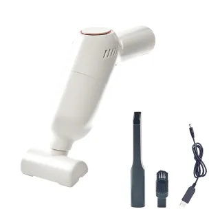 【安伯特】小旋風車用吸塵器 國家認證 一年保固-快(無線手持 車家兩用 強勁吸力 USB充電)