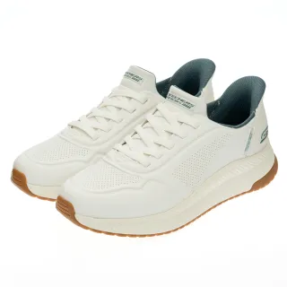 【SKECHERS】男鞋 休閒系列 休閒鞋 瞬穿舒適科技BOBS SQUAD 4 寬楦款(118424WWHT)