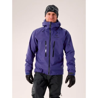 【Arcteryx 始祖鳥】男 Alpha SV 防水外套(聲波藍/黑)