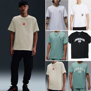 【NIKE 耐吉】運動上衣 休閒上衣 短袖 LOGO T恤 男 運動 健身 黑白 多款(IB8915-100&)