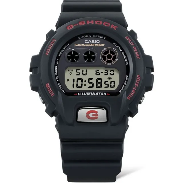 【CASIO 卡西歐】G-SHOCK 30 周年紀念款 經典潮流電子錶(DW-6900TR-1)
