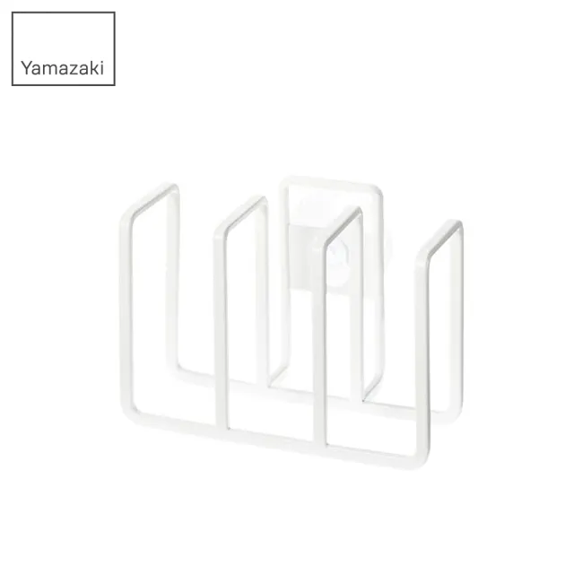 【YAMAZAKI】Plate海綿收納架-白(瓶罐架/海綿架/廚房瓶罐收納架/海綿瀝水架) 