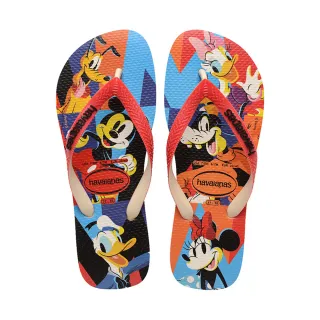 【havaianas 哈瓦仕】拖鞋 男鞋 女鞋 迪士尼 米奇 唐老鴨 高飛 Disney Stylish 紅 4123500-8813U(哈瓦士)