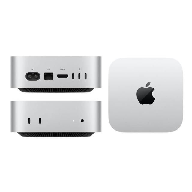 【Apple】2024 Mac mini M4 Pro晶片 12核心CPU與16核心GPU 24G/512G SSD/Gigabit 乙太網路(MCX44TA/A)