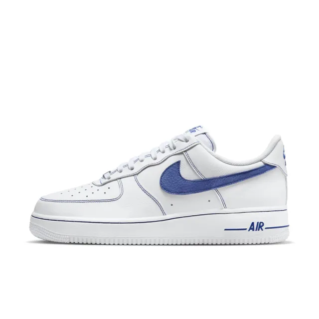 【NIKE 耐吉】休閒鞋 男鞋 運動鞋 AF1 AIR FORCE 1 07 LV8 白藍 HQ2037-100