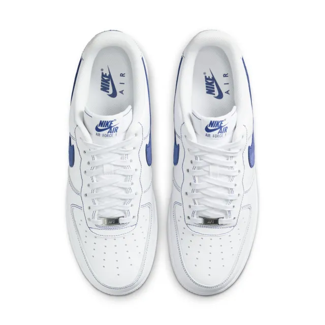 【NIKE 耐吉】休閒鞋 男鞋 運動鞋 AF1 AIR FORCE 1 07 LV8 白藍 HQ2037-100