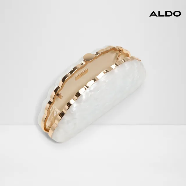 【ALDO】SHESHELL-時尚迷你貝殼手拿包-女包(貝殼白)