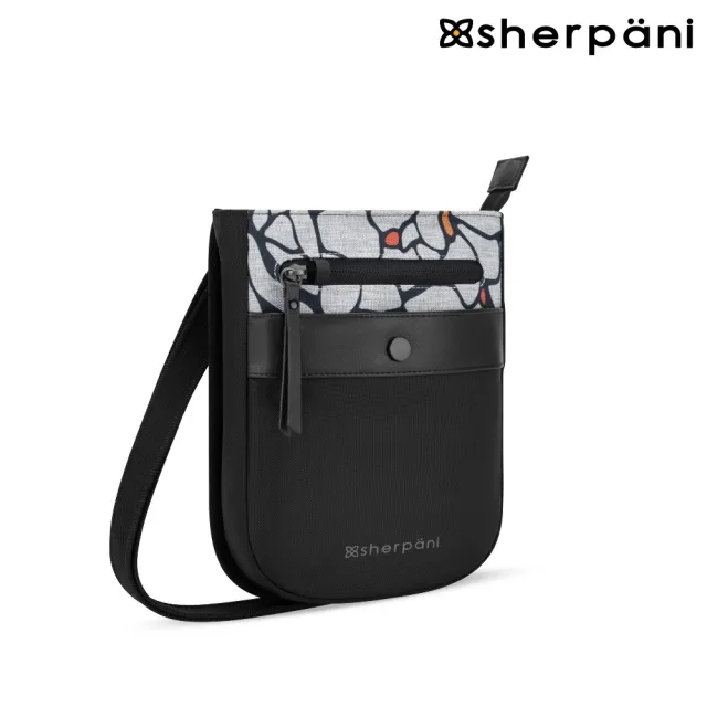 【Sherpani】防盜多功能斜背包-25I Prima AT 4L|花紋(安全鎖 防割 防盜錄 環保)