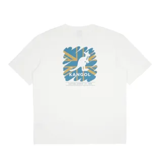 【KANGOL】短T 白色 經典 圓領 短袖 上衣 中性(6525101200)
