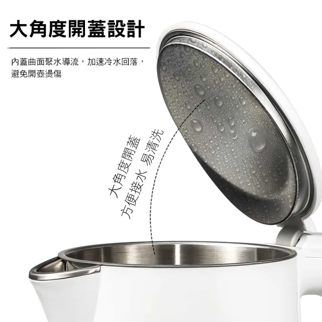 【小太陽】1.8L雙層隔熱防燙不鏽鋼快煮壺(TE-1880)
