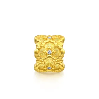 【點睛品】幸運環繞 黃金鑽石串珠