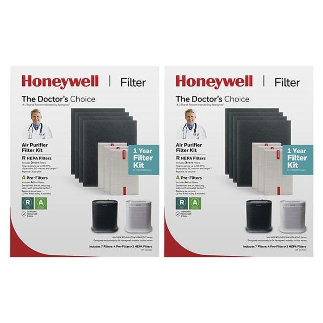 【美國Honeywell】兩年份耗材組(內含HRF-ARVP300 x2盒★適用HPA300 / HPA5350WTWV1)