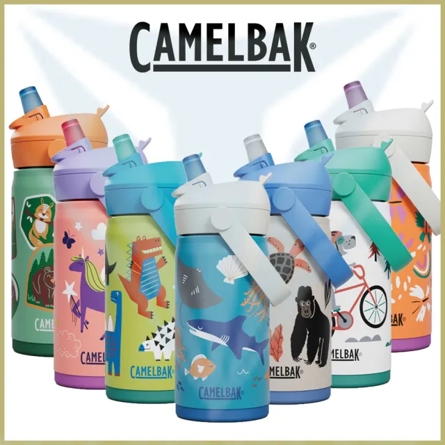【CAMELBAK】Flip Straw 兒童多彩咬嘴及吸管組(兒童水壺配件/Flip Straw)