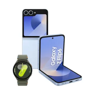 【Samsung 三星】Galaxy Z Flip6 5G 6.7吋(12G/256G/高通驍龍8 Gen3/5000萬鏡頭畫素/AI手機)(Watch7 44mm組