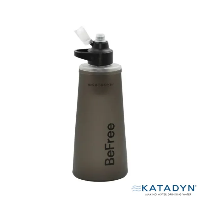 【KATADYN】BeFree AC 個人隨身濾水器加厚款 1.0L 經典黑 Black 8021403(馬布谷戶外)