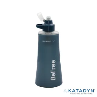 【KATADYN】BeFree AC 個人隨身濾水器 1.0L 岩石藍 Slate Blue 8021402(馬布谷戶外)