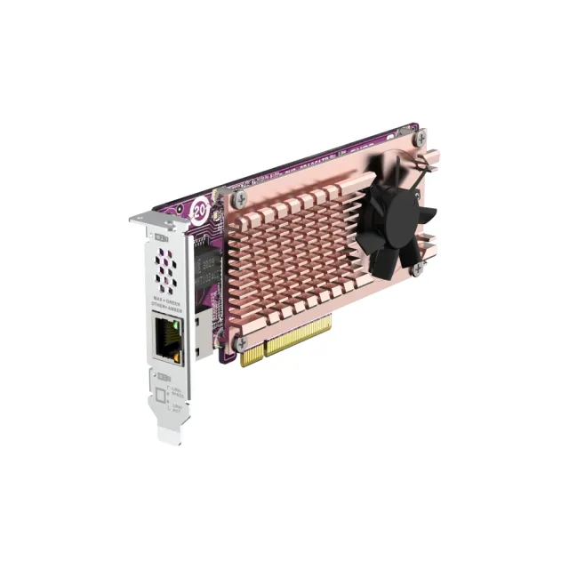 【QNAP 威聯通】搭 QM2-2P10G1TB SSD 10GbE 擴充卡 ★ TS-473A-8G 4Bay NAS 網路儲存伺服器