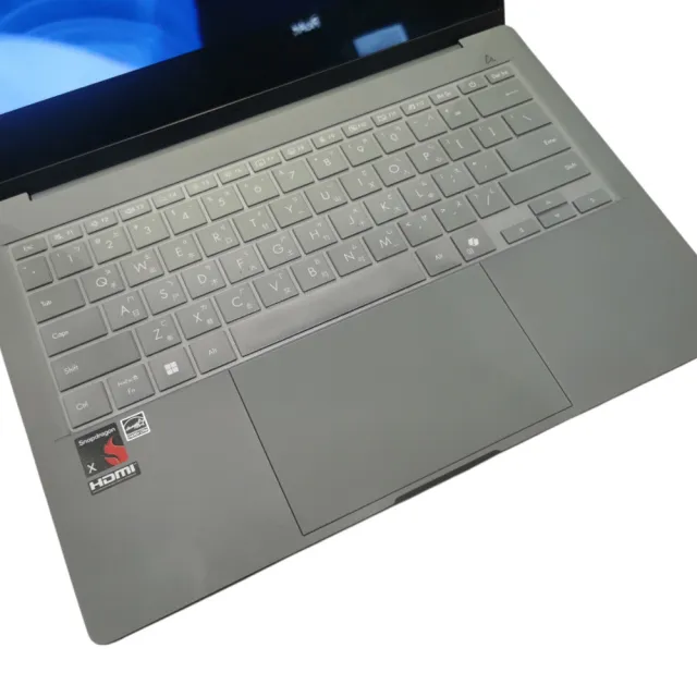 【Ezstick】ASUS Zenbook A14 UX3407 UX3407QA 奈米銀抗菌TPU 鍵盤保護膜(鍵盤膜)