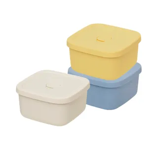 【LocknLock 樂扣樂扣】官方直營 白金矽膠好食密封盒/保鮮盒600ml(三色任選)