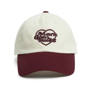 【Mark Gonzales官方旗艦】愛心 MG 棒球帽-酒紅色