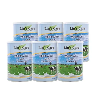 【Lin’s Care】紐西蘭高優質初乳奶粉450gx6罐