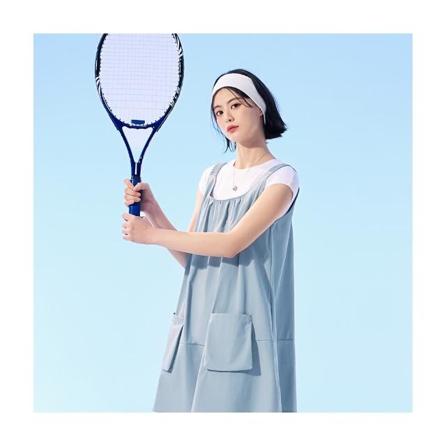 【OB 嚴選】涼感抗UV大U領立體口袋冰河系防曬無袖洋裝 《DA10389》