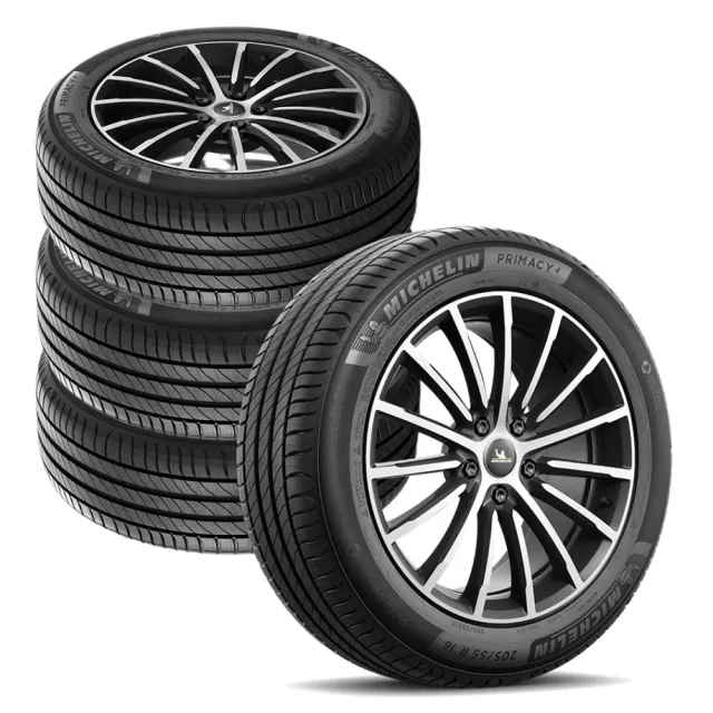 【Michelin 米其林】PRIMACY4+ 225/50/18 安靜舒適 轎車輪胎_四入組適用車款Corolla Cross #CHR(安托華)