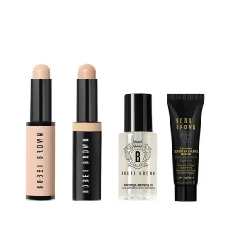 【Bobbi Brown 芭比波朗】全方位校色遮瑕組(全方位奶油校色筆3g+全方位奶油遮瑕筆3g)