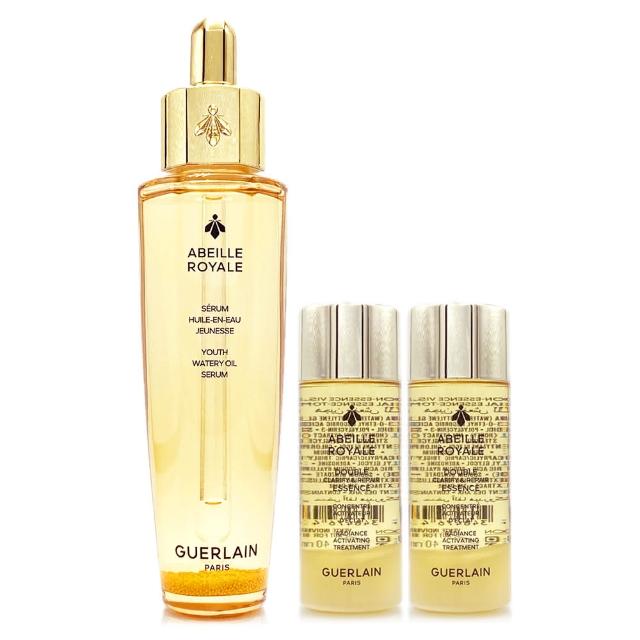 【Guerlain 嬌蘭】皇家蜂王乳平衡油精華50ml - 第四代新版.限量加大版+淨亮精華水40ml*2(專櫃公司貨/盒裝)