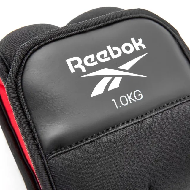 【REEBOK】Ankle Weights 腳踝負重環 - 1公斤 - 2入組(負重腳環、健身配件、運動配件)
