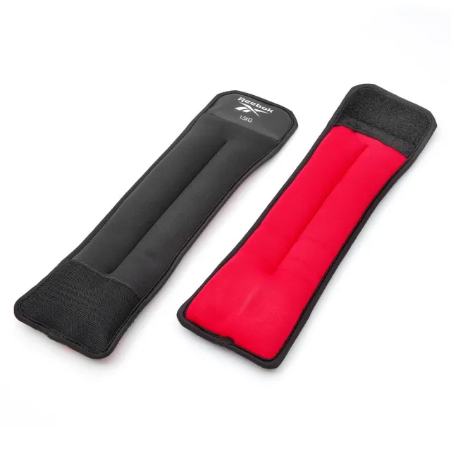 【REEBOK】Ankle Weights 腳踝負重環 - 1.5公斤 - 2入組(負重腳環、健身配件、運動配件)