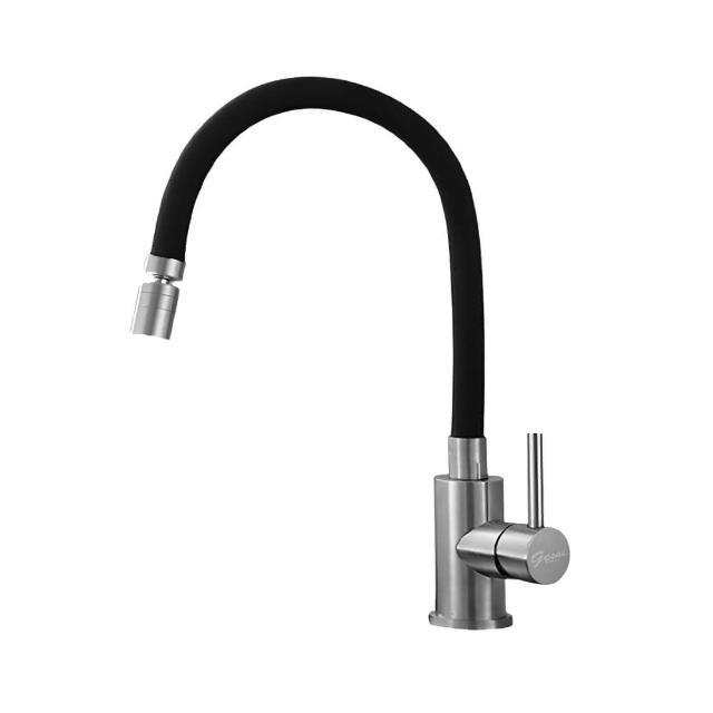 GESAI格賽 B-20112-LT5 GESAI格賽 B-20112-LT5 檯面伸縮水龍頭,採用高品質陶瓷芯,伸縮設計方便廚房使用,提供360度旋轉與拉伸功能,讓清洗蔬果更輕鬆。10年保固期內,非人為損壞免費維修,一年內耗材如噴頭、軟管免費更換。排除耗材損壞、天災或操作不當等情況,詳情請見保固卡與發票。臺灣製造,耐用抗鏽,適合現代廚房,提升生活品質。